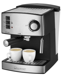 Купить Рожковая кофеварка Clatronic ES 3643 Silver/Black в E-mobi