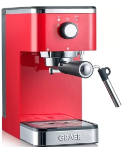 Купить Рожковая кофемашина Graef Salita ES 403 красный в E-mobi