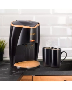 Купить Кофеварка капельного типа Kitfort КТ-7399 черный, оранжевый  в E-mobi