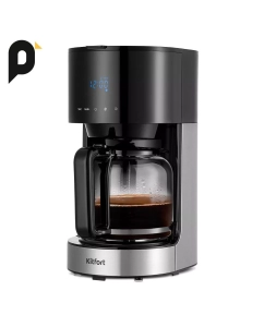 Купить Кофеварка капельного типа Kitfort КТ-7297 серый, черный в E-mobi