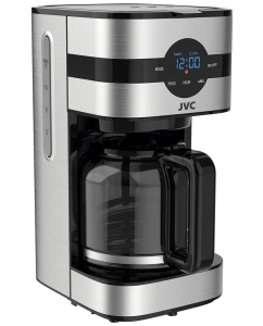 Купить Кофеварка капельного типа JVC JK-CF28 серебристая, черная в E-mobi