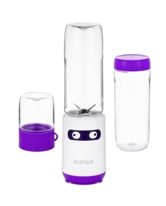 Купить Блендер Kitfort КТ-3033-1 белый; фиолетовый в E-mobi