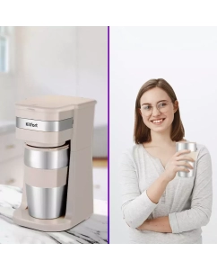 Купить Кофеварка капельного типа Kitfort КТ-7317 бежевая  в E-mobi