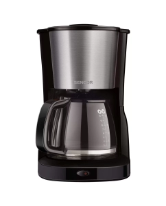 Купить Кофеварка капельного типа Sencor SCE 3050SS черный, серебристый  в E-mobi