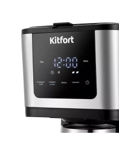 Купить Кофеварка капельного типа Kitfort КТ-7217 черный, серый  в E-mobi