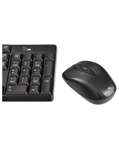 Купить Клавиатура + мышь Oklick 210M клав:черный мышь:черный USB беспроводная  в E-mobi