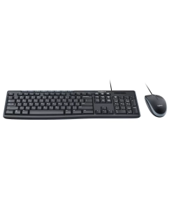Купить Комплект клавиатура + мышь  Logitech MK200 Black в E-mobi