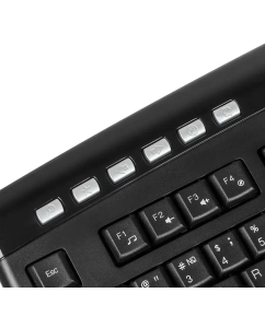 Купить Комплект клавиатура+мышь A4TECH 9200F, USB 2.0, беспроводной, черный  в E-mobi