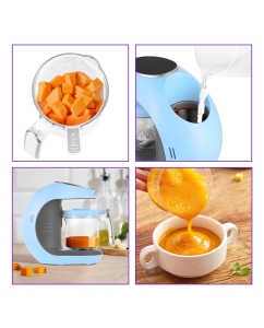 Купить Блендер-пароварка детская Kitfort КТ-2322-2, голубой  в E-mobi