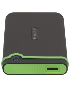 Купить Внешний диск HDD Transcend StoreJet 2TB Green/Black (TS2TSJ25M3)  в E-mobi