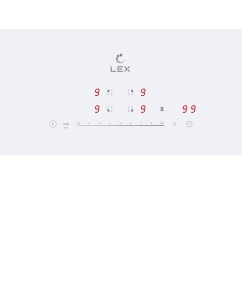 Купить Встраиваемая варочная панель индукционная LEX EVI 641B WH белый  в E-mobi