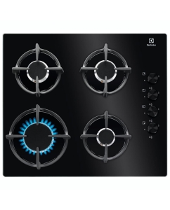 Купить Встраиваемая варочная панель газовая Electrolux EGG6407K черный в E-mobi