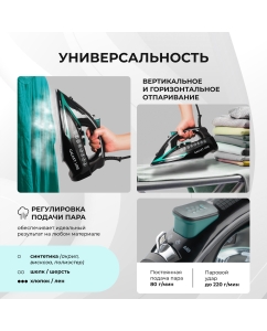 Купить Утюг GALAXY LINE GL6136 зеленый; черный  в E-mobi