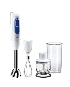 Купить Блендер погружной Braun MQ 3035 WH Sauce белый/синий в E-mobi