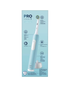 Купить Электрическая зубная щетка Oral-B Pro 1 (500) D305.513.3 бирюзовая  в E-mobi