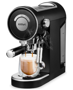 Купить Рожковая кофемашина KITFORT КТ-783-2 черный в E-mobi