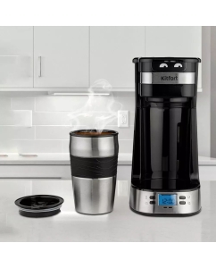Купить Кофеварка капельного типа Kitfort КТ-795 черный  в E-mobi
