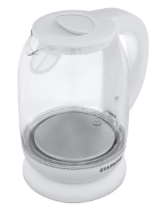 Купить Чайник электрический STARWIND SKG4215 1.7 л прозрачный, белый  в E-mobi