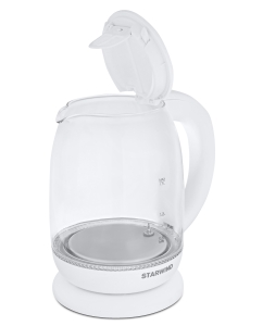 Купить Чайник электрический STARWIND SKG4215 1.7 л прозрачный, белый  в E-mobi