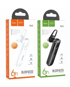 Купить Мобильная Bluetooth-гарнитура Hoco E63 BT5.0/70mAh/6ч белая  в E-mobi