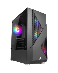 Купить Корпус компьютерный 1stPlayer FIREROSE F3-A (F3-A-BK-4F1) Black в E-mobi