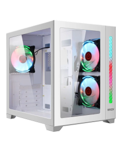 Купить Корпус компьютерный Ginzzu V450 RGB  белый в E-mobi