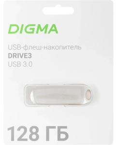 Купить Флешка DIGMA DRIVE3 128 ГБ серый (DGFUM128A30SR)  в E-mobi