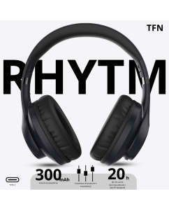 Купить Беспроводные наушники TFN Rhythm black в E-mobi
