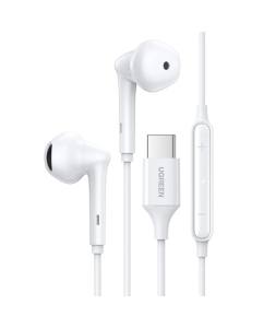 Купить Наушники uGreen EP101 Wired Earphones Type-C White (60700) в E-mobi