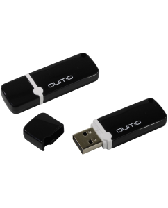Купить Флешка QUMO Optiva 16ГБ Black (QM16GUD-OP2-BLACK) в E-mobi