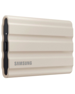 Купить Внешний SSD диск Samsung T7 Shield 1 ТБ бежевый MU-PE1T0K/AM в E-mobi