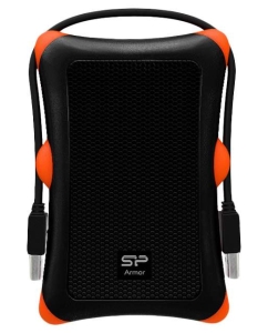 Купить Внешний диск HDD Silicon Power Armor 1TB Orange/Black (SP010TBPHDA30S3K)  в E-mobi