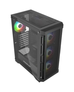 Купить Корпус компьютерный Powercase (CUB-A4) черный  в E-mobi