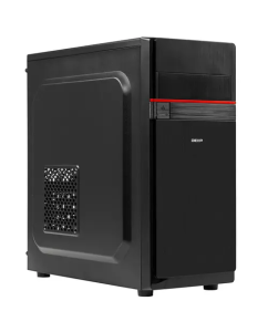 Купить Корпус компьютерный DEXP AWS-DE7 красный, черный в E-mobi
