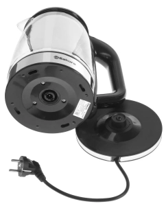 Купить Чайник электрический SAKURA SA-2722BK 2.2 л серебристый, прозрачный  в E-mobi