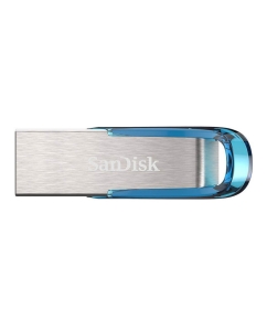 Купить Флешка SanDisk Ultra Flair 32ГБ silver/blue (SDCZ73-032G-G46B) в E-mobi