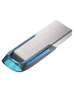 Купить Флешка SanDisk Ultra Flair 64ГБ Silver/Blue (SDCZ73-064G-G46B)  в E-mobi