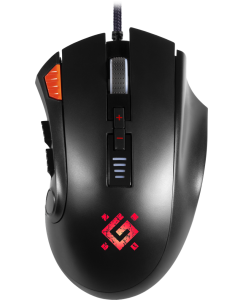 Купить Проводная игровая мышь Defender Oversider GM-917 RGB черный в E-mobi