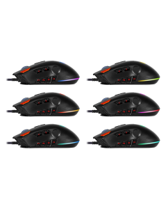 Купить Проводная игровая мышь Defender Oversider GM-917 RGB черный  в E-mobi