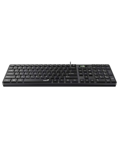 Купить Проводная клавиатура Genius SlimStar 126 Black (31310017402)  в E-mobi