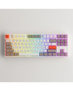 Купить Проводной игровой блок AKKO 5087S Steam Engine V3 Cream Yellow серый (300775) в E-mobi