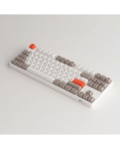 Купить Проводной игровой блок AKKO 5087S Steam Engine V3 Cream Yellow серый (300775)  в E-mobi