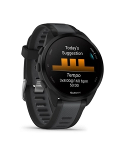 Купить Смарт-часы Garmin Forerunner 165 черный/серый (010-02863-20)  в E-mobi