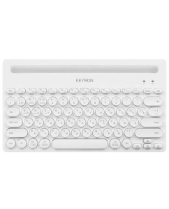 Купить Беспроводная клавиатура KEYRON Pegasus белый (KN-KC-79-W) в E-mobi