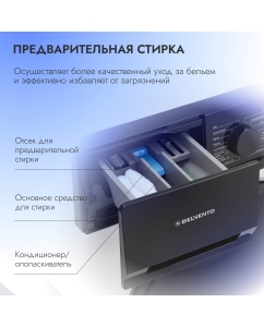 Купить Стиральная машина DELVENTO VBC720 белый  в E-mobi