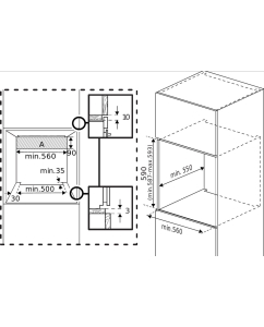 Купить Встраиваемый электрический духовой шкаф HotPoint FE8 1351 SH BLG черный  в E-mobi
