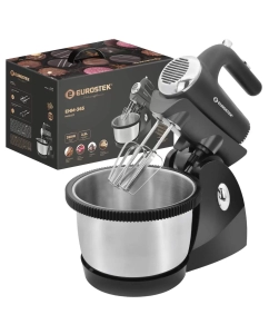 Купить Миксер Eurostek EHM-365 серебристый, черный  в E-mobi