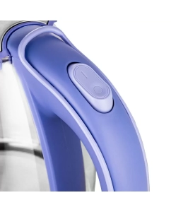 Купить Чайник электрический Kitfort КТ-6668 1.7 л прозрачный; синий  в E-mobi