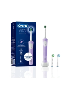 Купить Электрическая зубная щетка Oral-B Vitality Pro D103.413.3 Cross Action Protect X Clean Lil  в E-mobi