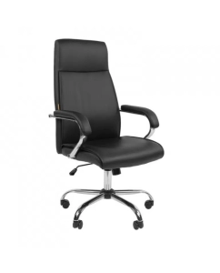 Купить Кресло компьютерное Chairman CH425 экокожа, Black в E-mobi